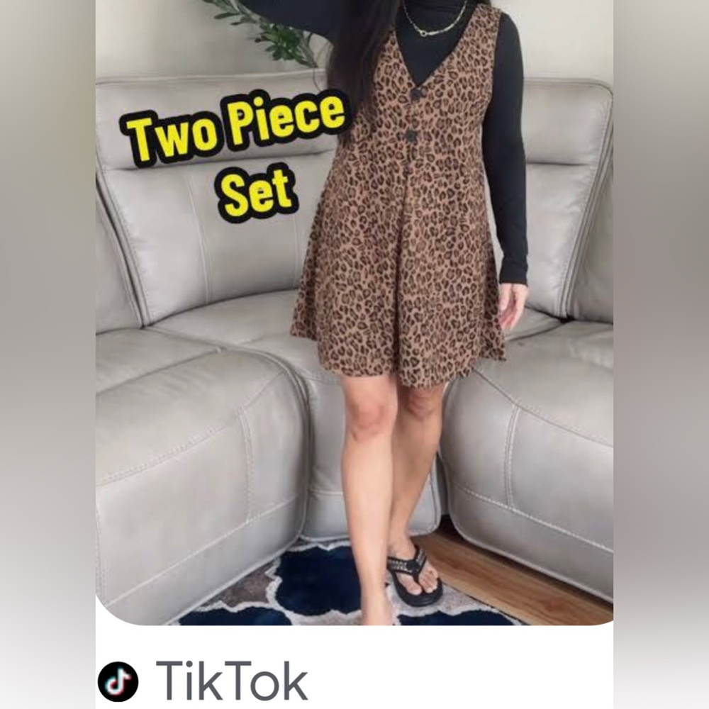 🤎♠️2-PIECE DRESS - Picture 3 of 11